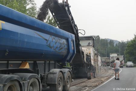 Preplastitev dela kamniške obvoznice (2)